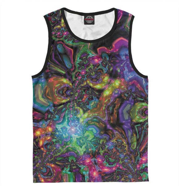 Майка для мальчика с притом Holography цвета Белый Майка для мальчика с изображением Holography цвета Белый