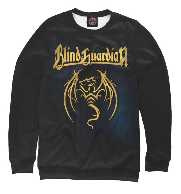 Свитшот для мальчиков с изображением Blind Guardian цвета Белый