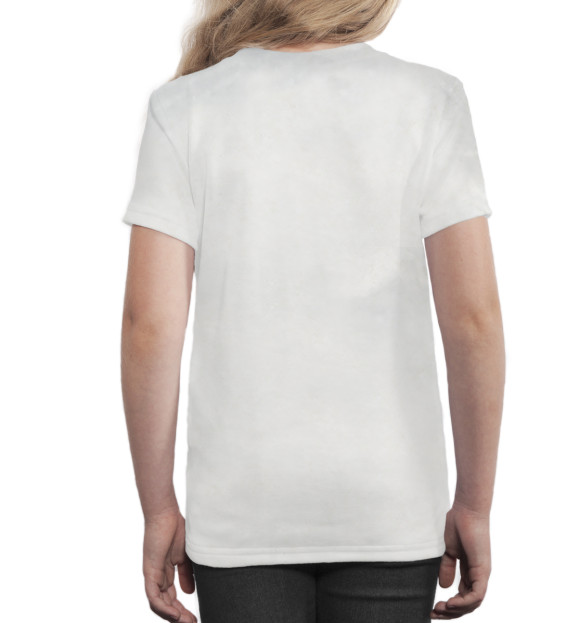 Футболка для девочек с изображением Invoker цвета Белый