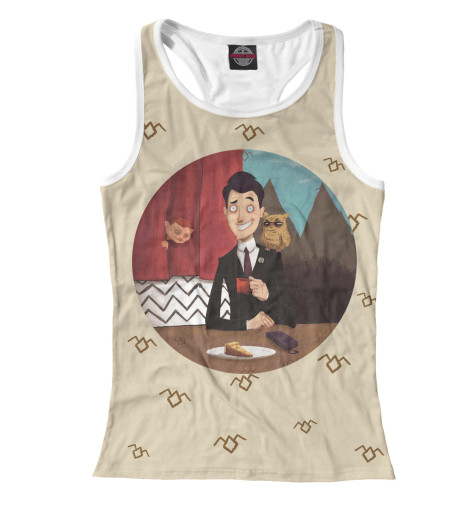 

Майки борцовки Print Bar, Белый, Твин Пикс