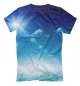 Мужская футболка Синее небо и море