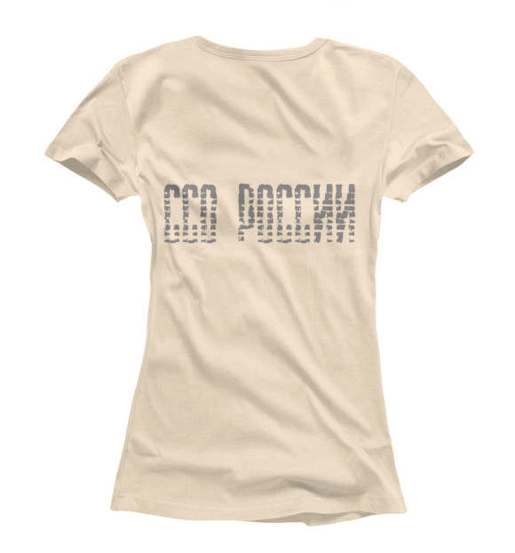 Женская футболка с изображением ССО России цвета Белый
