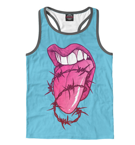 

Майки борцовки Print Bar, Белый, Danger Kiss
