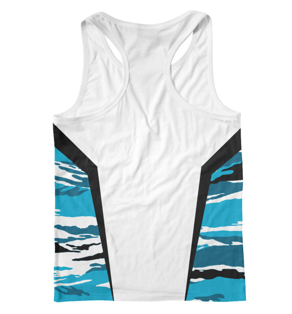 Мужская майка-борцовка с притом Военно Морской Флот цвета Белый Мужская майка-борцовка с изображением Военно Морской Флот цвета Белый