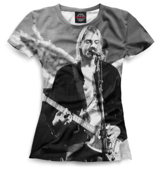 Футболка для девочек Kurt Cobain