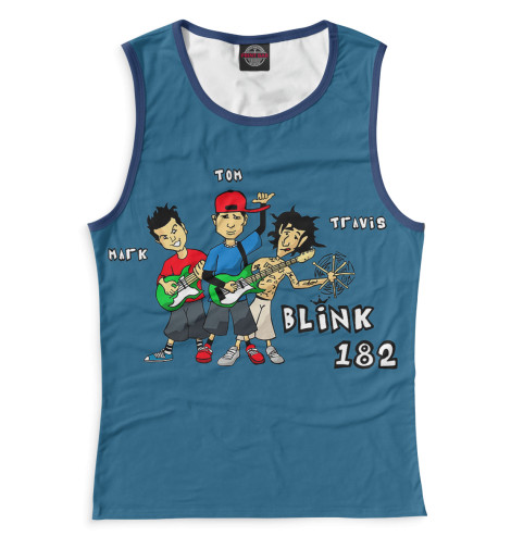 

Майки Print Bar, Белый, blink-182