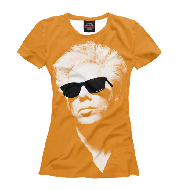 Футболка для девочек с изображением Джим Джармуш / Jim Jarmusch цвета Белый