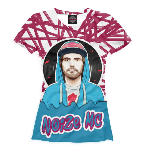 

Футболки Print Bar, Белый, Noize MC