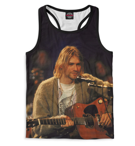 

Майки борцовки Print Bar, Белый, Kurt Cobain