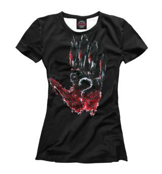 Женская футболка Bloody Hand