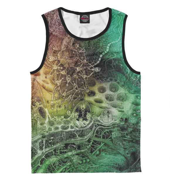 Майка для мальчика с изображением Psyho цвета Белый