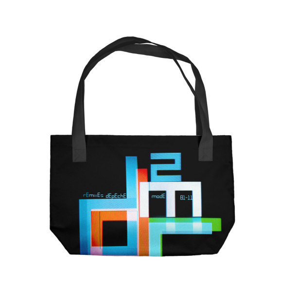 Пляжная сумка с изображением Remixes 2 цвета 