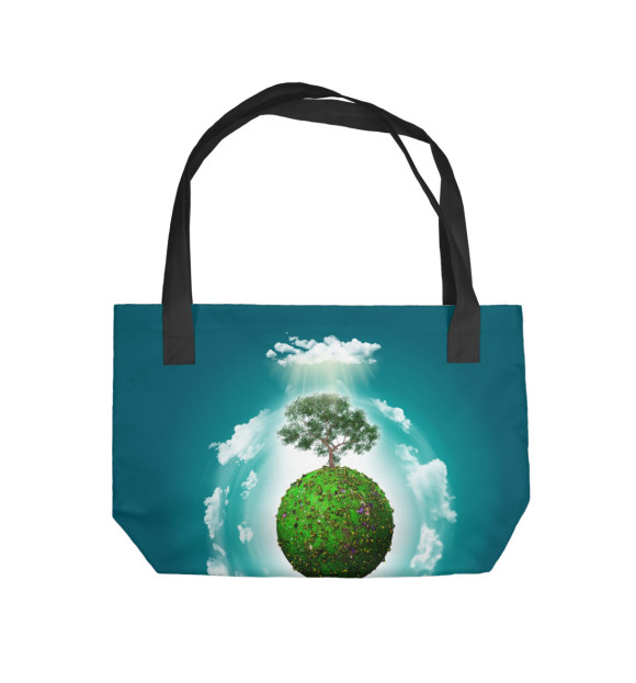 Пляжная сумка с изображением Древо жизни цвета 