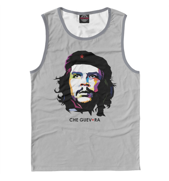 Мужская майка с изображением Че Гевара цвета Белый