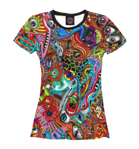 

Футболки Print Bar, Белый, Psychedelic