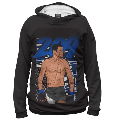 

Худи Print Bar, Белый, Nate Diaz - 209