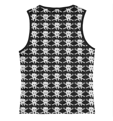 

Майки Print Bar, Белый, Pirate Teeth