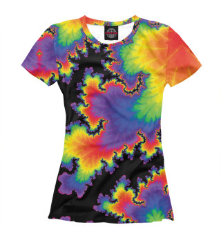 Женская футболка Acid Wave
