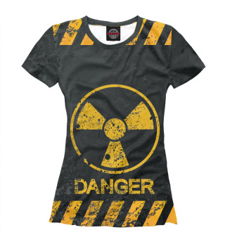 Женская футболка Danger