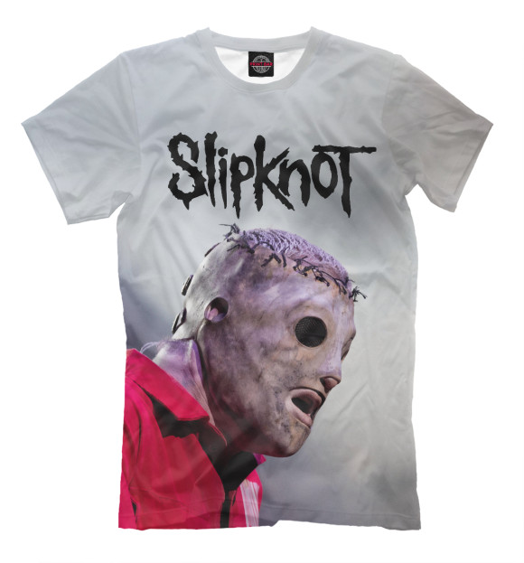 Мужская футболка с изображением Slipknot цвета Бежевый