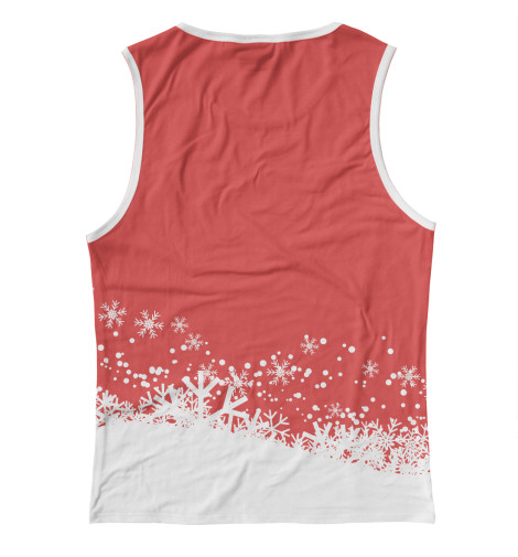 

Майки Print Bar, Белый, Дед мороз