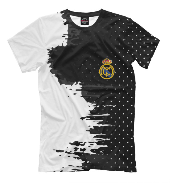 Футболка для мальчиков с изображением Real Madrid sport цвета Черный