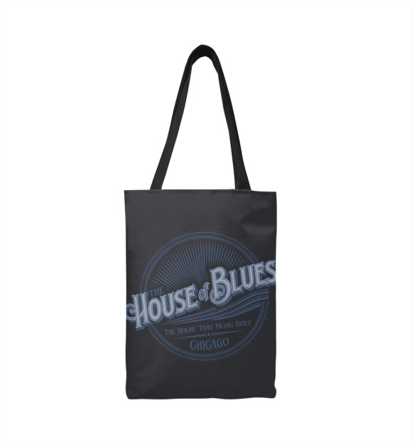 Сумка-шоппер с изображением House of Blues цвета 
