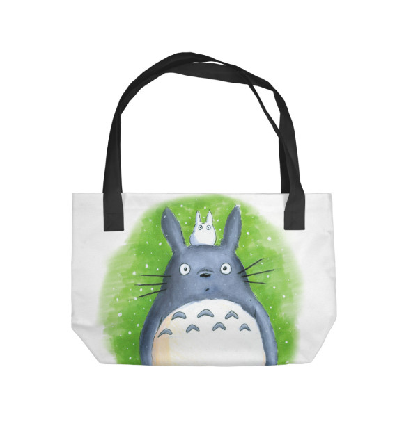 Пляжная сумка с изображением Тоторо цвета 