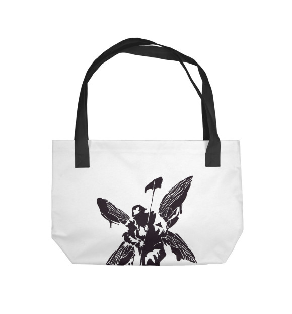 Пляжная сумка с изображением Linkin Park цвета 