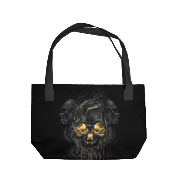 Пляжная сумка с изображением Dark цвета 
