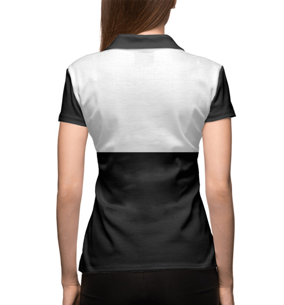 Женское поло с изображением Volkswagen цвета Белый