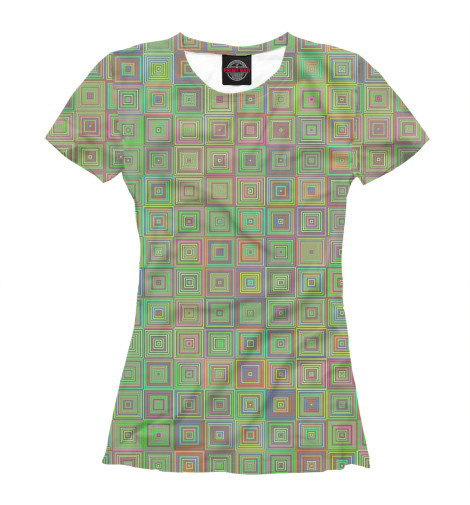 

Футболки Print Bar, Белый, Фрактальная мозайка
