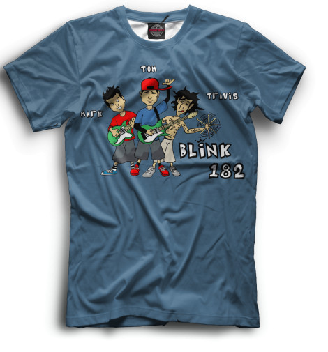 

Футболки Print Bar, Черный, blink-182