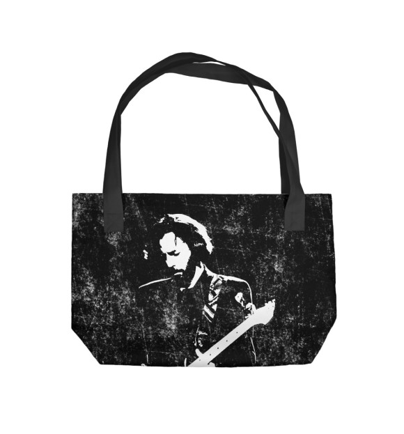 Пляжная сумка с изображением Eric Clapton цвета 