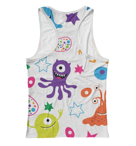 

Майки борцовки Print Bar, Белый, Инопланетяне