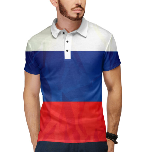 

Поло Print Bar, Белый, Россия