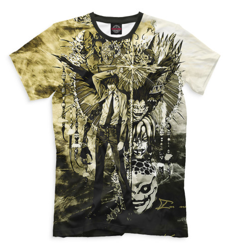 

Футболки Print Bar, Молочно-белый, Death Note