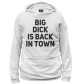 Мужское худи Big Dick is Back in Town