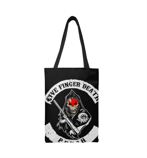 Сумка-шоппер с изображением Five Finger Death Punch цвета 