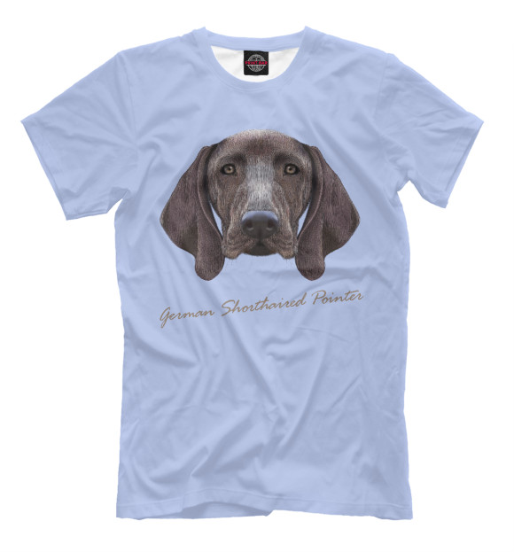 Футболка для мальчиков с изображением German shorthaired pointer цвета Белый