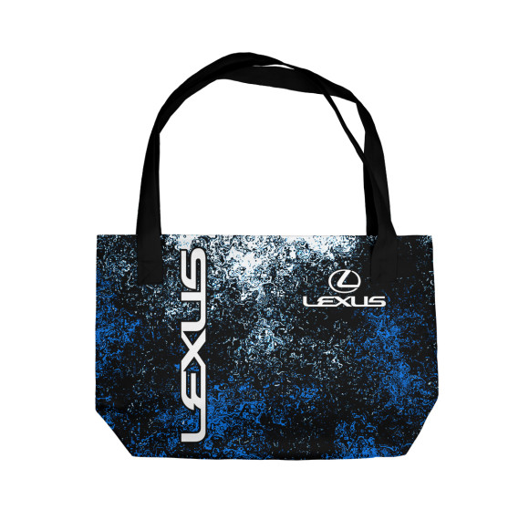 Пляжная сумка с изображением Lexus цвета 
