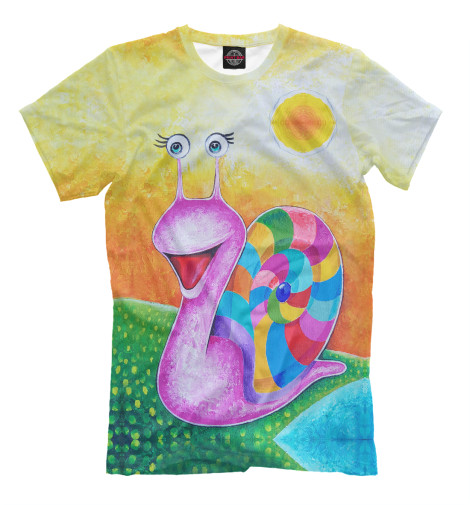 

Футболки Print Bar, Молочно-белый, Улитка