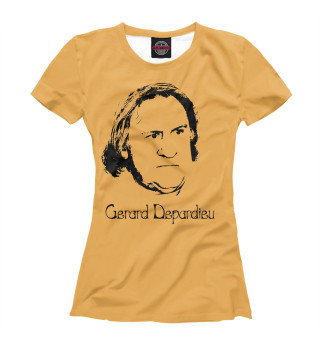 Женская футболка Жерар Депардье