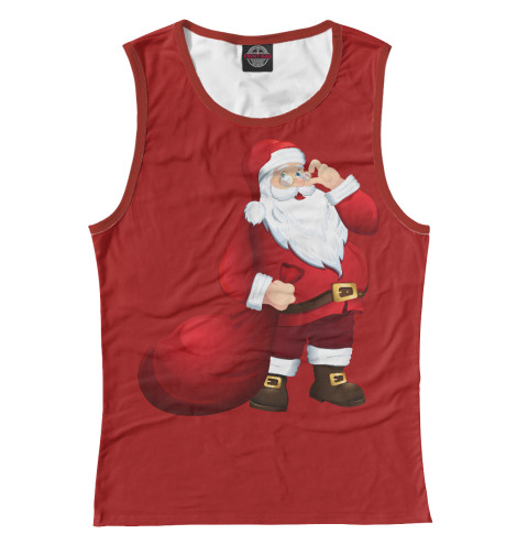 

Майки Print Bar, Белый, Дед Мороз