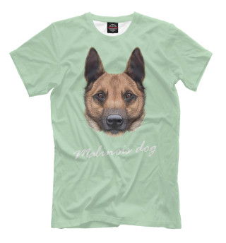 Мужская футболка Malinois dog