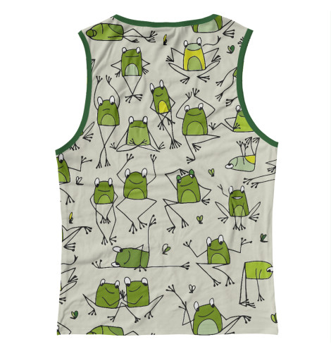 

Майки Print Bar, Белый, Лягушки