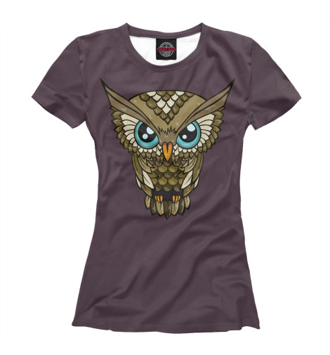

Футболки Print Bar, Белый, Сова OWL