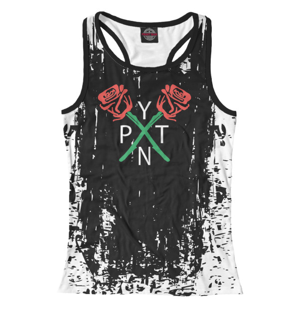 Женская майка-борцовка с изображением Payton Moormeier цвета Белый