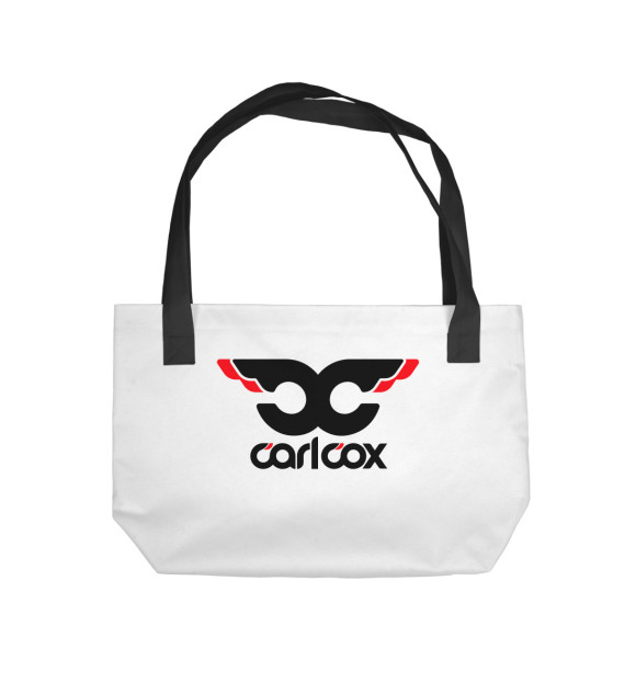 Пляжная сумка с изображением Carl Cox цвета 