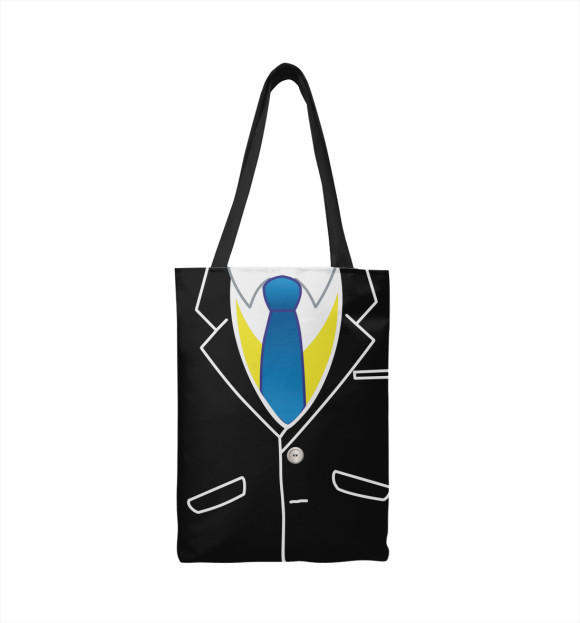 Сумка-шоппер с изображением Смокинг с галстуком цвета 
